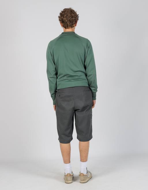 Vintage Dickies 34x20 canvas cargo shorts in charcoal grey, 3 of 4
