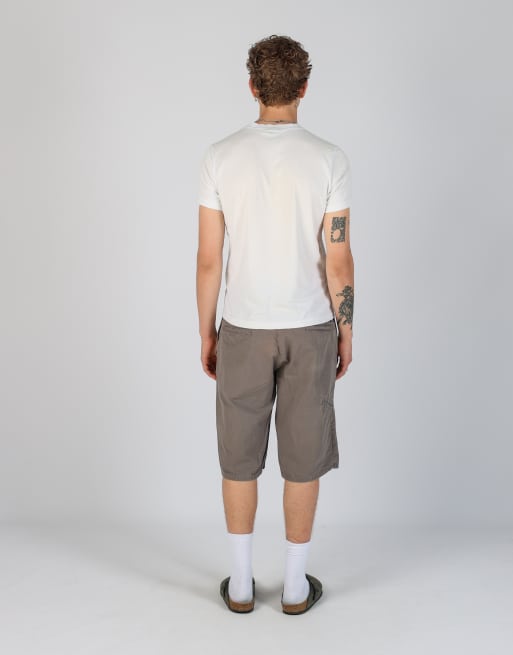 Vintage Dickies 34x25 canvas cargo shorts in charcoal grey, 3 of 4