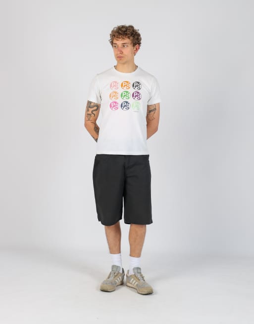 Vintage Dickies 34x28 canvas cargo shorts in black