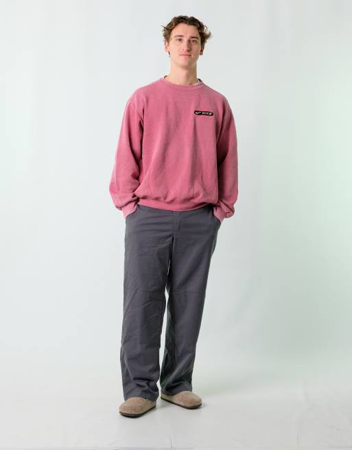 Vintage Dickies 34x30 Canvas Carpenter Baggy Jeans Charcoal Grey