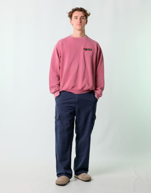 Vintage Dickies 34x30 Canvas Carpenter Baggy Jeans Navy Blue