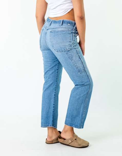 Vintage Dickies 34x30 Denim Carpenter Jeans Blue - view 1