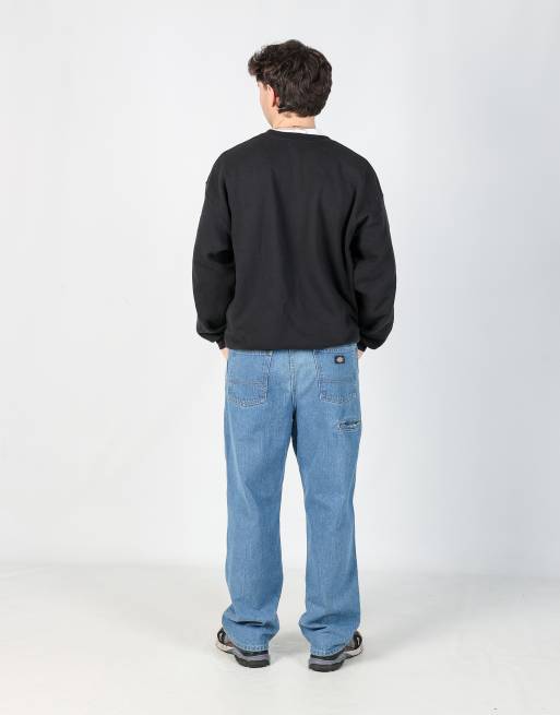 Vintage Dickies 34x30 denim carpenter jeans in blue, 3 of 4