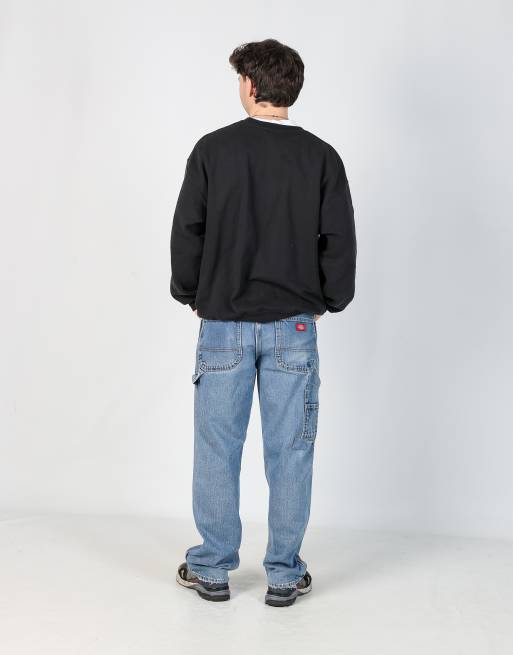 Vintage Dickies 34x32 denim carpenter jeans in blue, 3 of 4