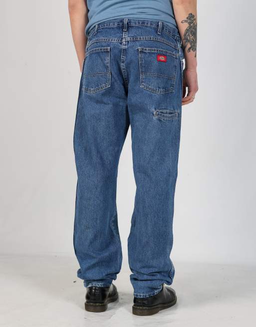 Vintage Dickies 34x32 denim carpenter jeans in blue, 2 of 4