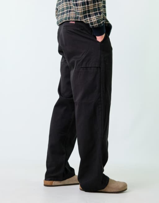 Vintage Dickies 34x32 Woven Straight Pants Black