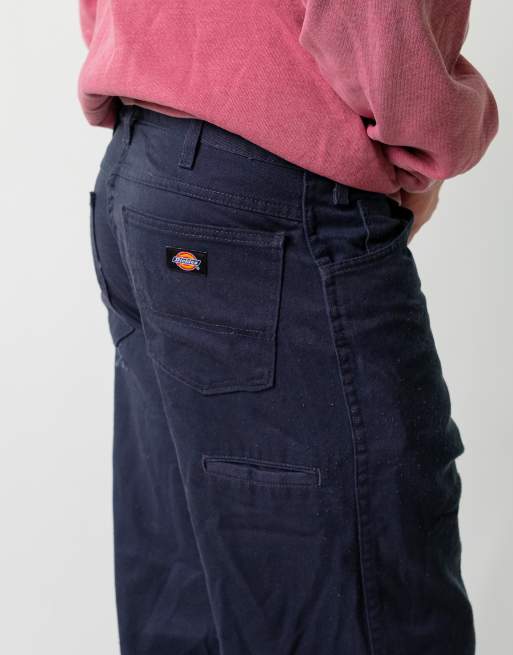 Vintage Dickies 34x32 Woven Straight Pants Navy Blue