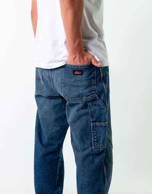 Vintage Dickies 34x34 Denim Carpenter Jeans Blue