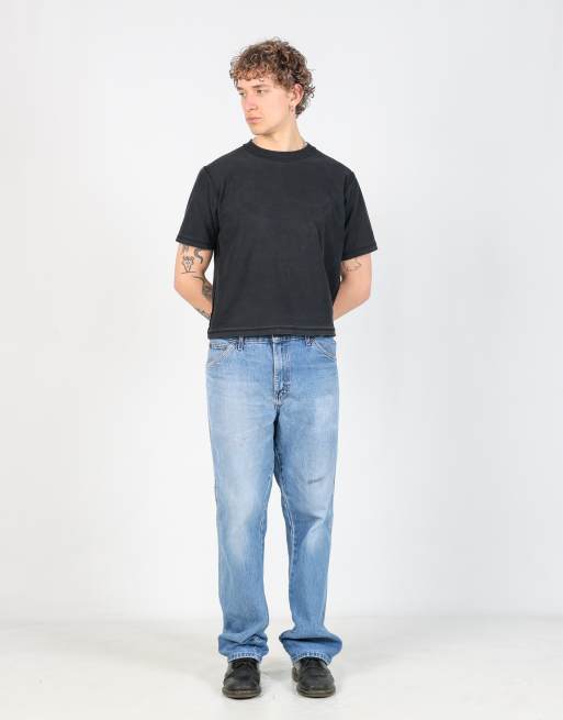 Vintage Dickies 34x34 denim jeans in light blue, 2 of 4