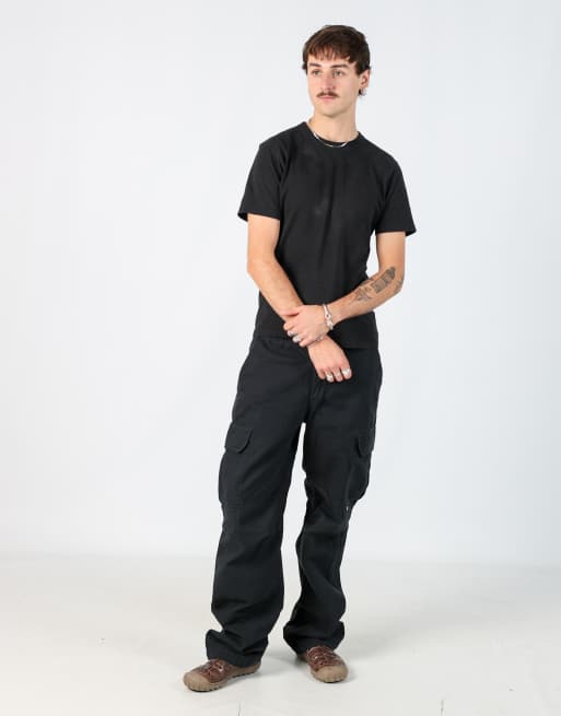 Vintage Dickies 34x34 woven cargo pants in black
