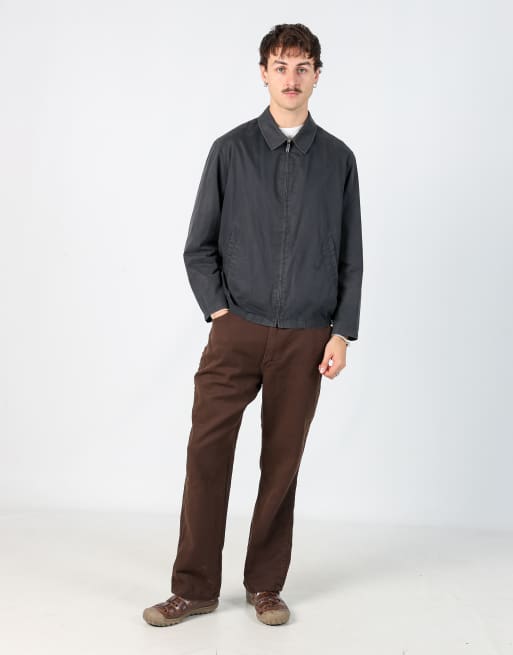 Vintage Dickies 35x30 woven straight pants in brown