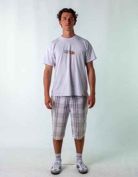 Vintage Dickies 36" Canvas Carpenter Jorts Shorts White - view 1