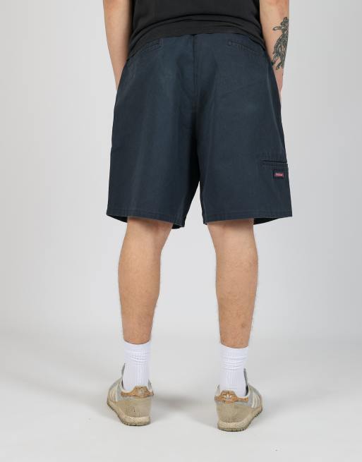 Vintage Dickies 36x20 canvas cargo shorts in navy blue, 2 of 4