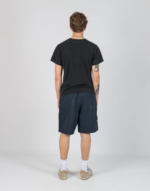 Vintage Dickies 36x20 canvas cargo shorts in navy blue, 3 of 4