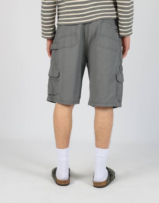 Vintage Dickies 36x21 canvas cargo shorts in grey