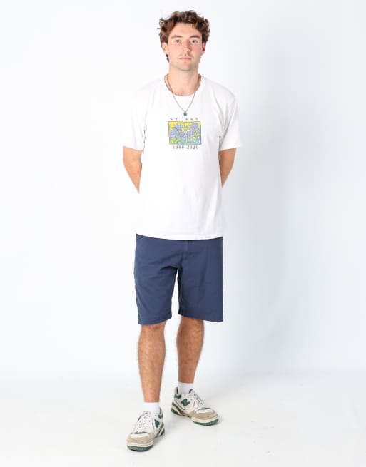Vintage Dickies 36x22 canvas cargo shorts in navy blue, 2 of 4