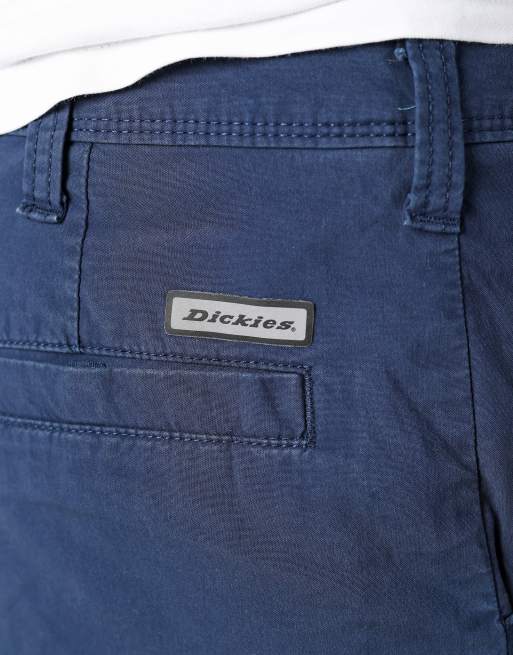 Vintage Dickies 36x22 canvas cargo shorts in navy blue, 4 of 4