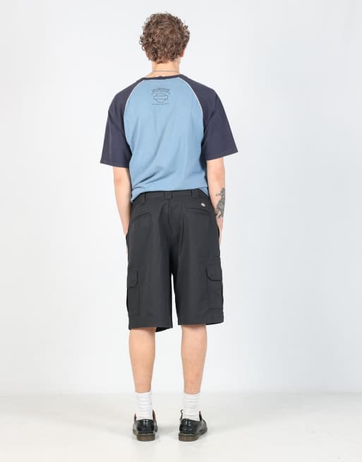 Vintage Dickies 36x22 denim jorts shorts in black, 3 of 4
