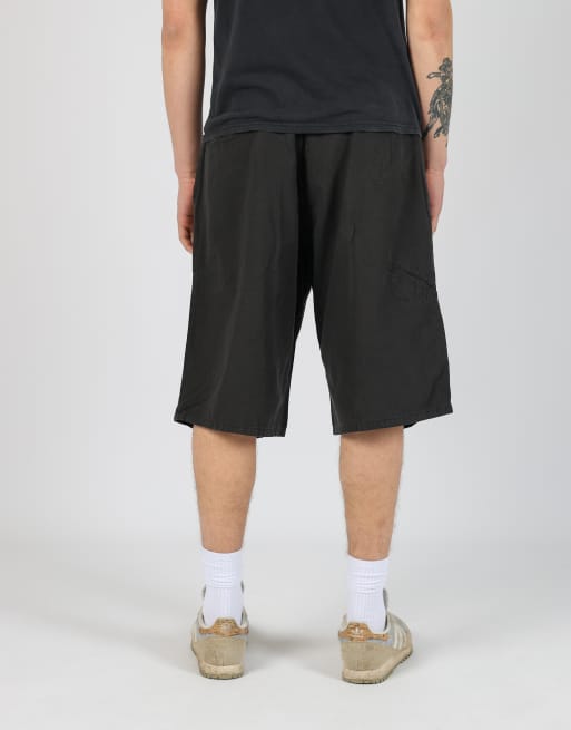 Vintage Dickies 36x23 canvas cargo shorts in black