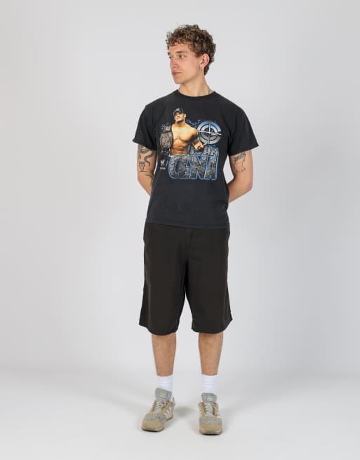 Vintage Dickies 36x23 canvas cargo shorts in black