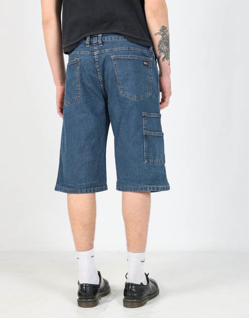 Vintage Dickies 36x23 denim jorts shorts in blue