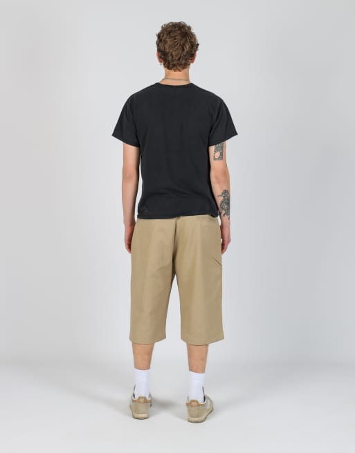 Vintage Dickies 36x26 canvas cargo shorts in tan, 3 of 4