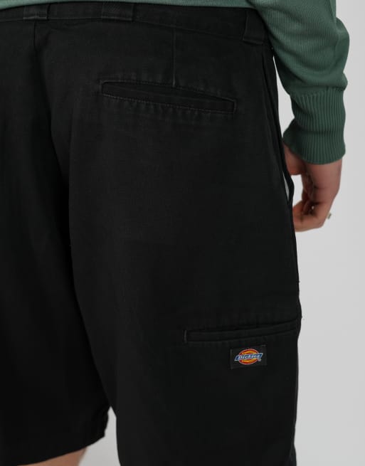 Vintage Dickies 36x27 canvas cargo shorts in black, 4 of 4