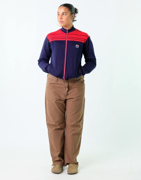 Vintage Dickies 36x30 Canvas Carpenter Jeans Brown - view 1