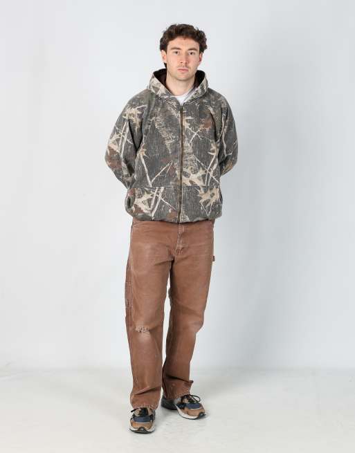 Vintage Dickies 36x30 canvas carpenter jeans in brown, 2 of 4
