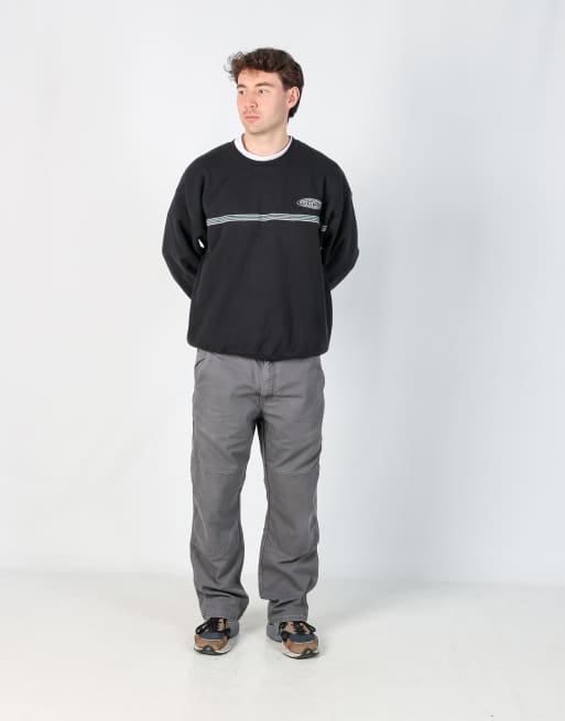 Vintage Dickies 36x30 canvas carpenter jeans in charcoal grey, 2 of 4