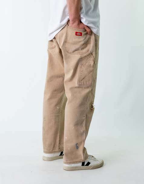 Vintage Dickies 36x30 Canvas Carpenter Jeans Tan - view 1