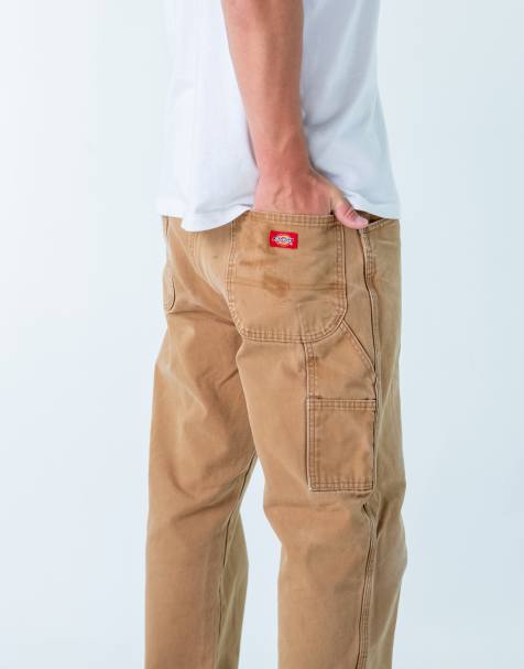 Vintage Dickies 36x30 Denim Carpenter Jeans Brown - view 1