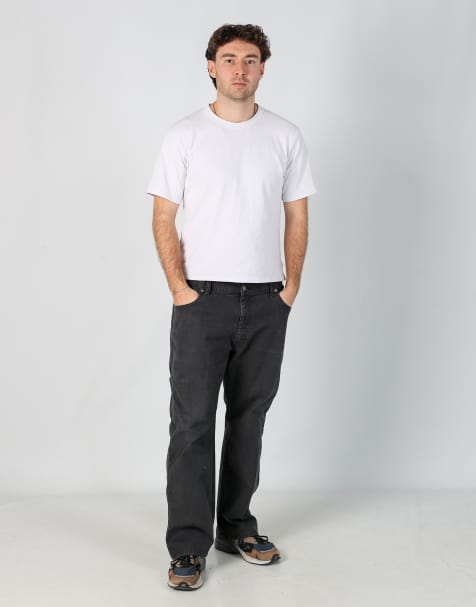 Vintage Dickies 36x30 denim carpenter jeans in black - view 1