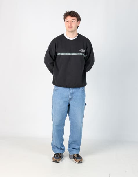 Vintage Dickies 36x30 denim carpenter jeans in light blue - view 1