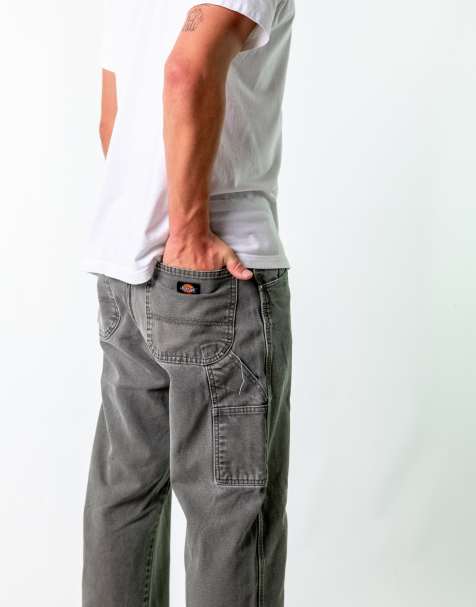 Vintage Dickies 36x30 Denim Carpenter Jeans Khaki Green - view 1