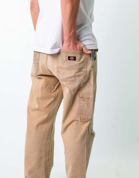 Vintage Dickies 36x30 Denim Carpenter Jeans Tan - view 1