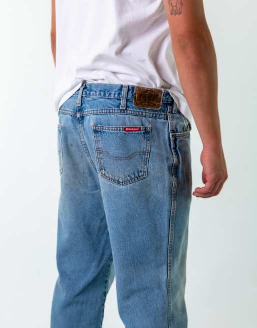 Vintage Dickies 36x30 Denim Jeans Light Blue