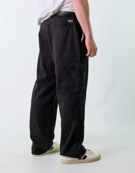 Vintage Dickies 36x30 Woven Cargo Pants Black - view 1