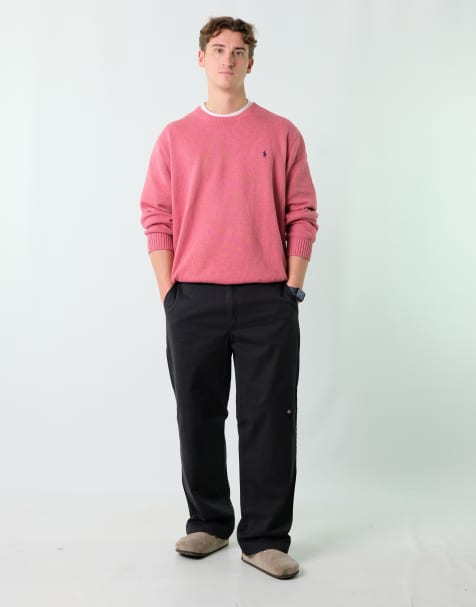 Vintage Dickies 36x30 Woven Straight Pants Black - view 1