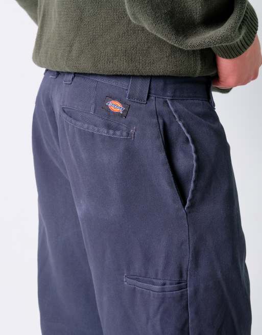 Vintage Dickies 36x30 Woven Straight Pants Navy Blue