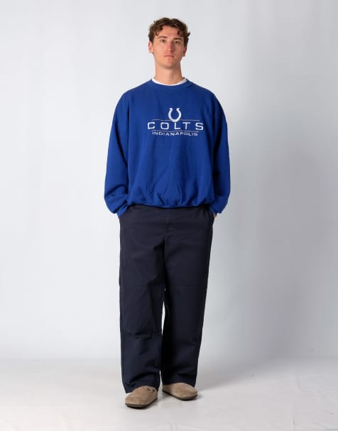 Vintage Dickies 36x30 Woven Straight Pants Navy Blue - view 1