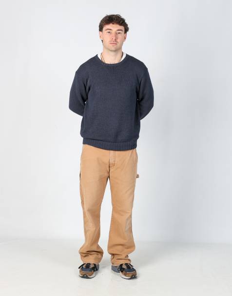 Vintage Dickies 36x32 canvas carpenter jeans in tan - view 1