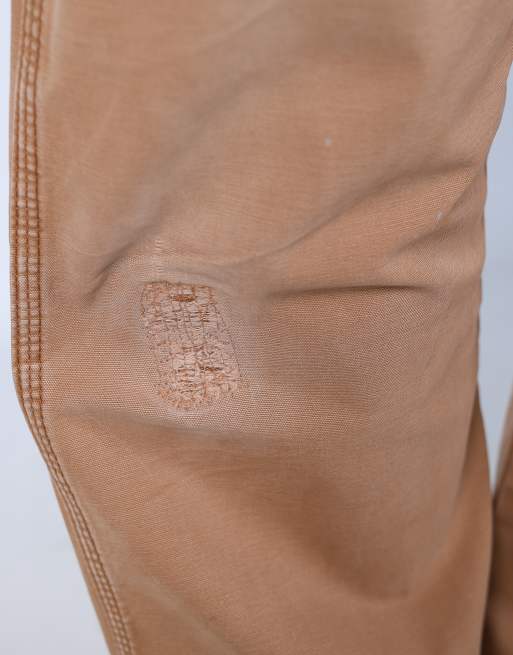 Vintage Dickies 36x32 canvas carpenter jeans in tan, 4 of 4