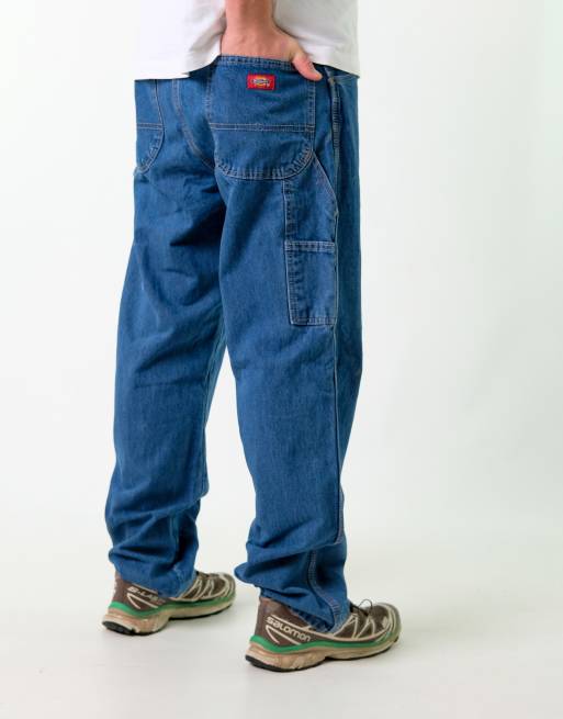 Vintage Dickies 36x32 Denim Carpenter Jeans Blue