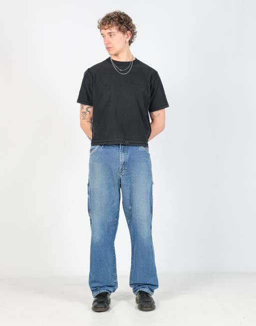 Vintage Dickies 36x32 denim carpenter jeans in blue