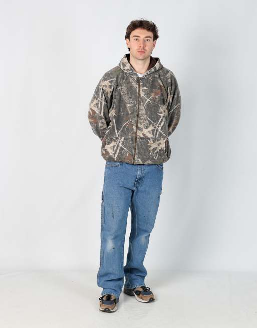 Vintage Dickies 36x32 denim carpenter jeans in light blue