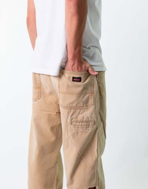 Vintage Dickies 36x32 Denim Carpenter Jeans Tan