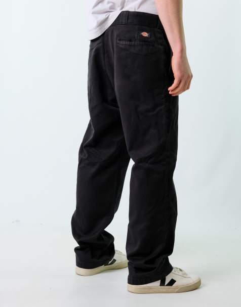 Vintage Dickies 36x32 Woven Straight Pants Black - view 1