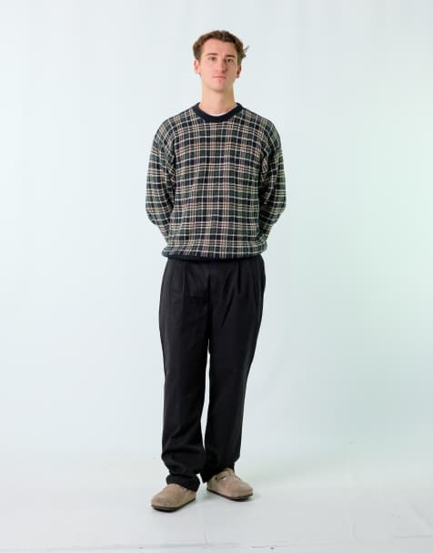Vintage Dickies 36x32 Woven Straight Pants Black - view 1