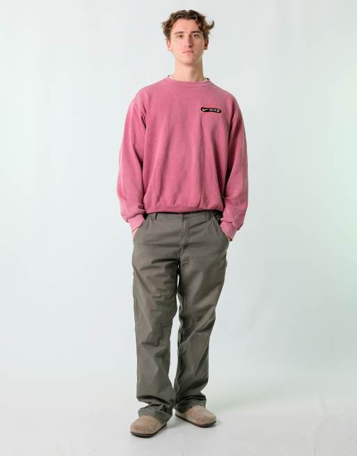 Vintage Dickies 36x34 Canvas Carpenter Baggy Jeans Khaki Green